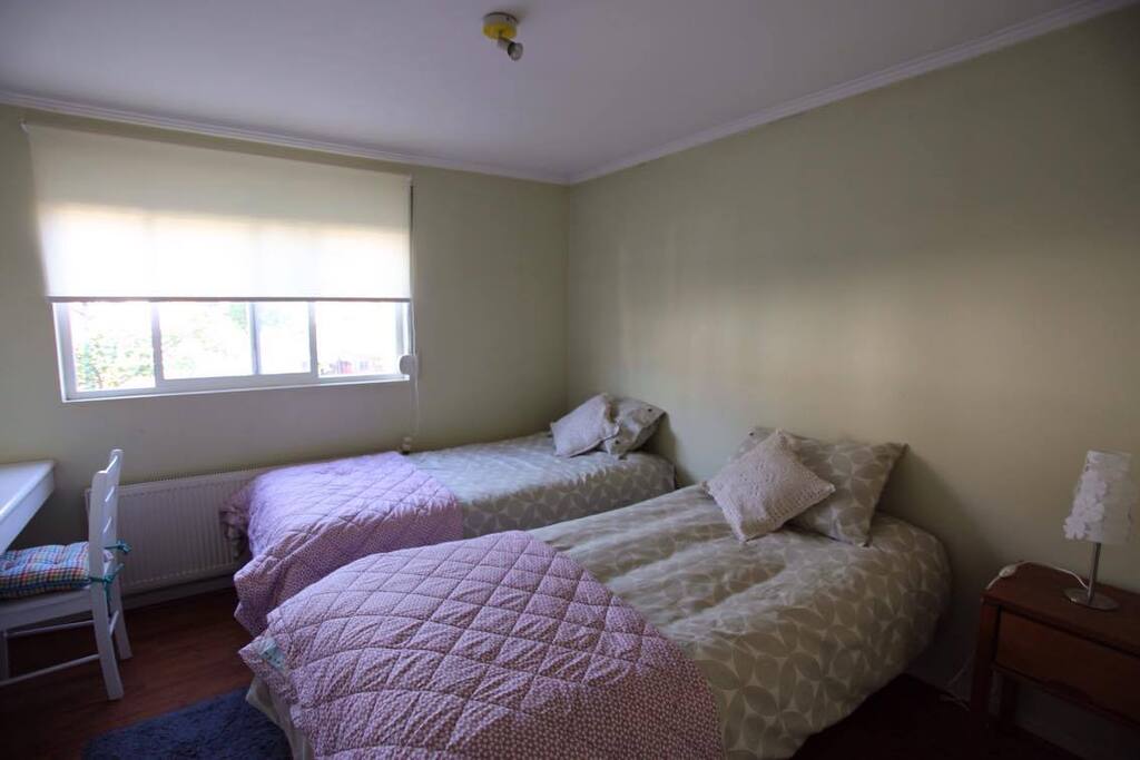 Bedroom two single beds