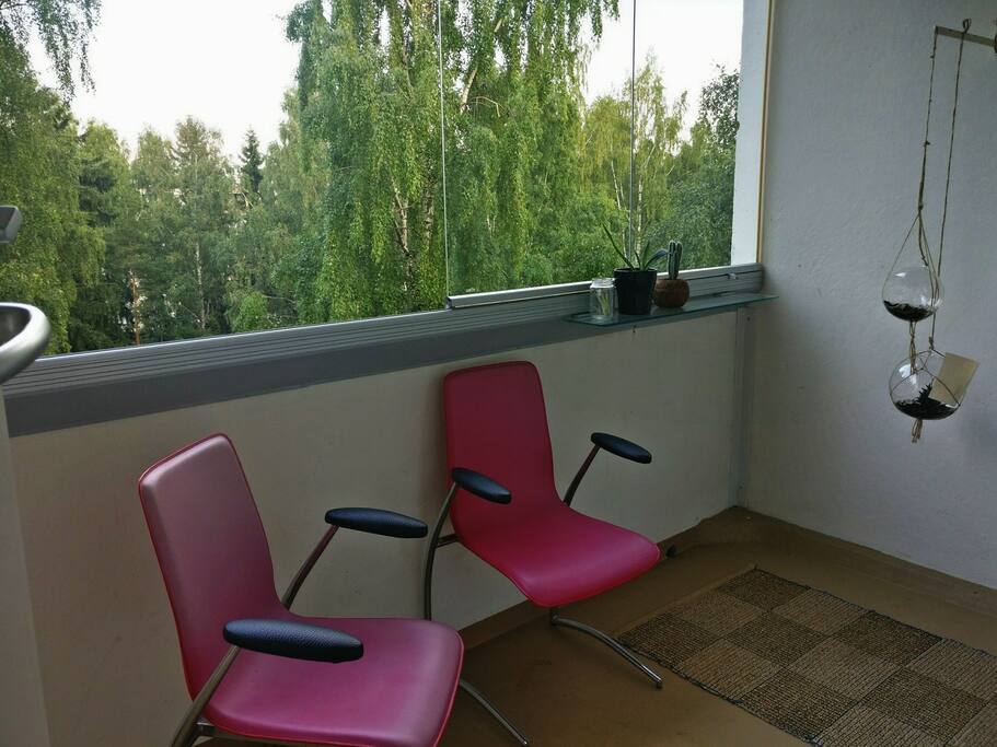 Balcony with lovely view. No smoking on the balcony.