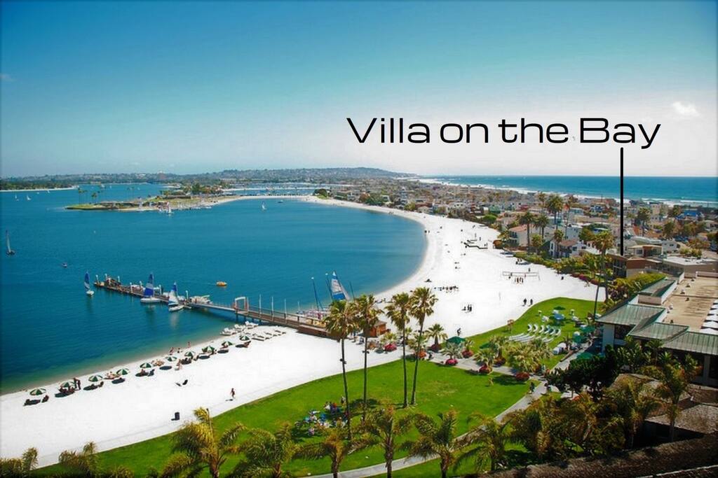 Ideally located just steps to the beach and bay