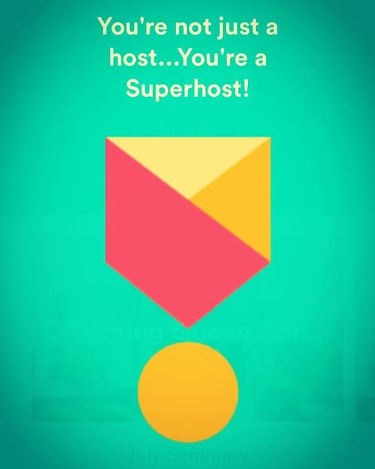 Superhost since July 2015! 5-star reviews!