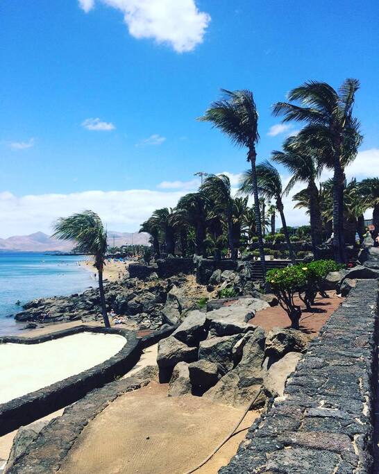 The beach - Playa Grande