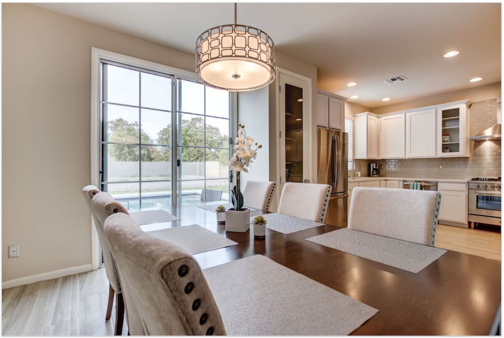 Formal dining space