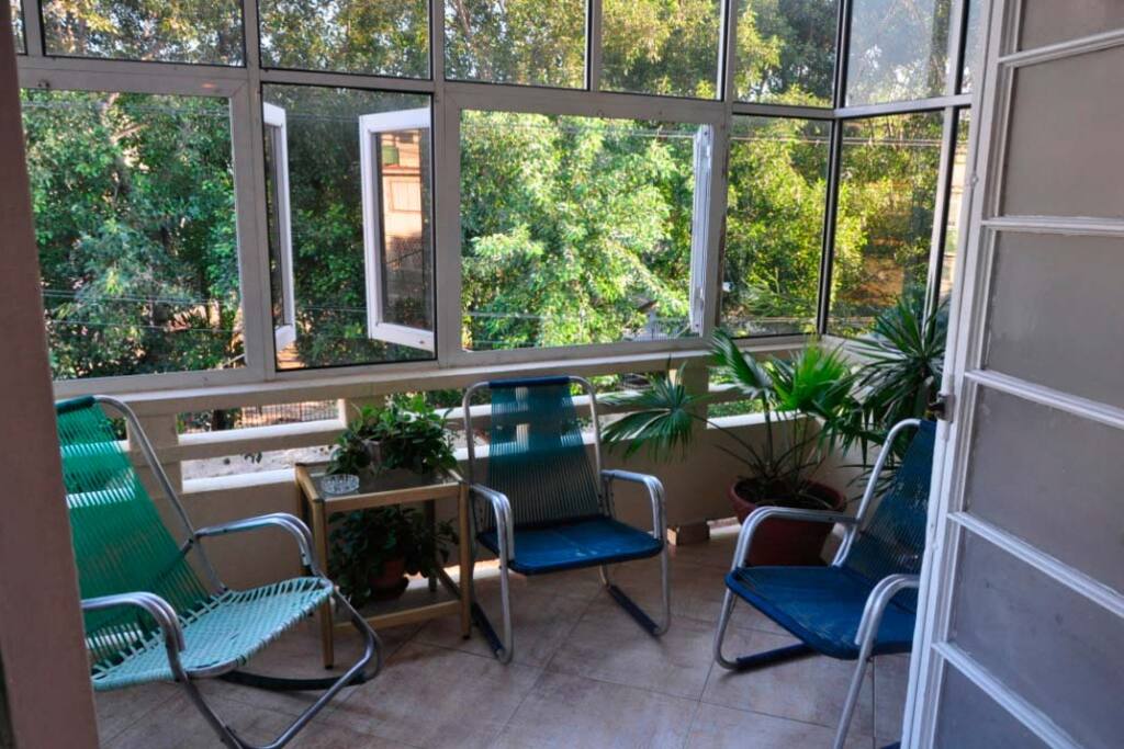 Bonita terraza para compartir