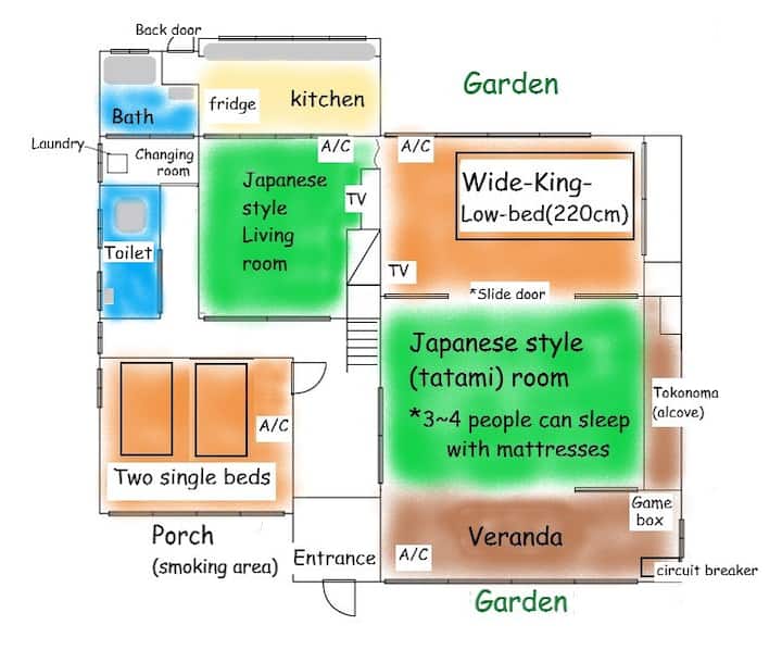 Japanese Retro, 115㎡, 4min From Jr Togo Station - 福津市