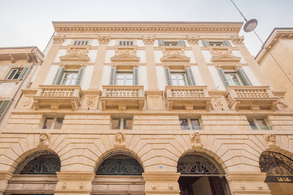Historical 1780's building on walking street