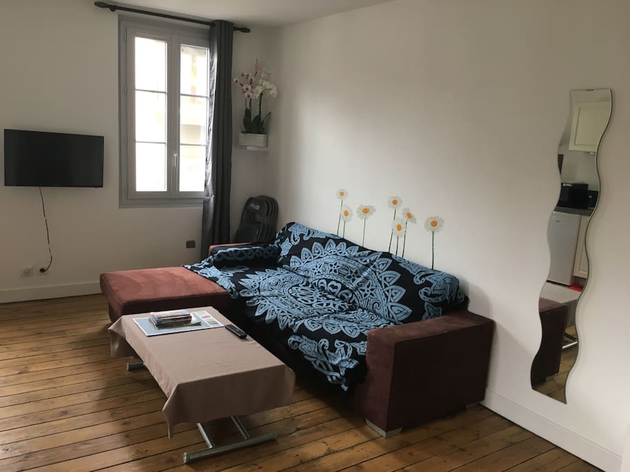 Pièce à vivre confortable