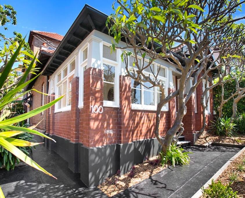 The front house. the apartment is at the back on the ground floor.