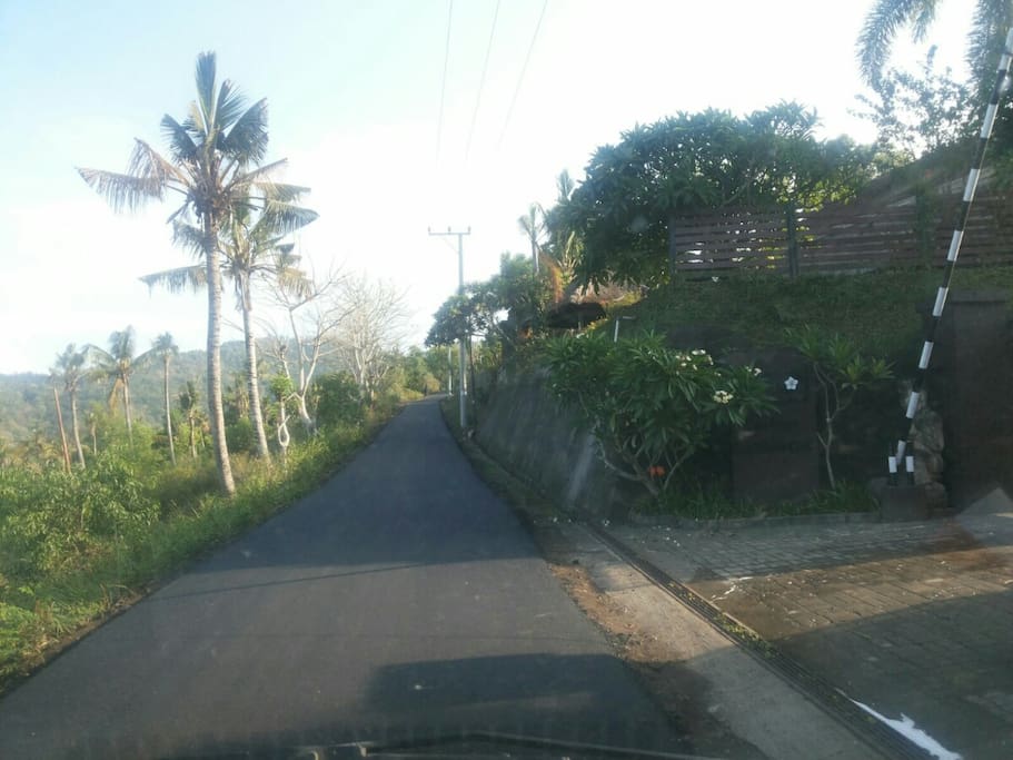 The road outside the villas. I waited 9 years for this road! Worth the wait. Fixed Nov/Dec 2015