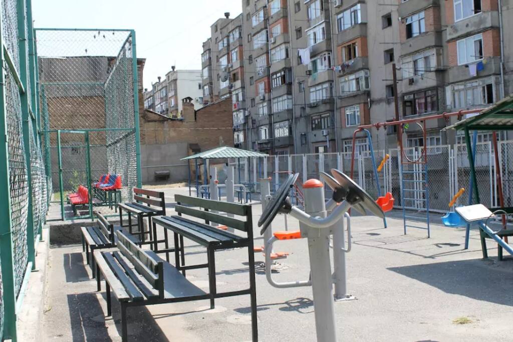 GYM, Kinder garden and football stadium