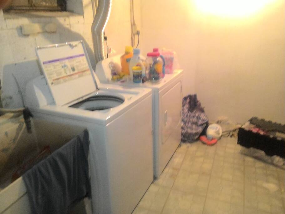 Washer and Dryer Avaliable and Operational