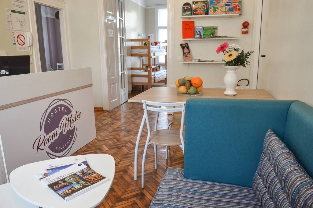 Reception and living room