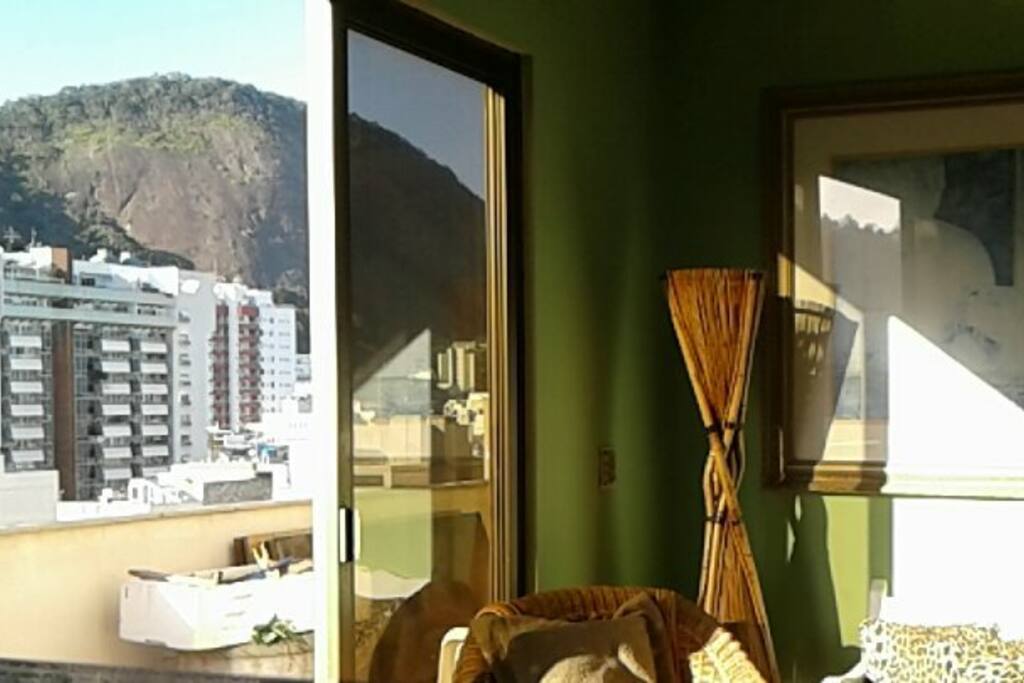 Sala de estar privativa.
