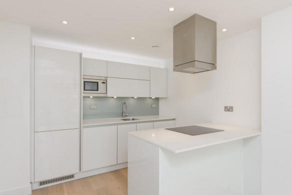 High spec kitchen.