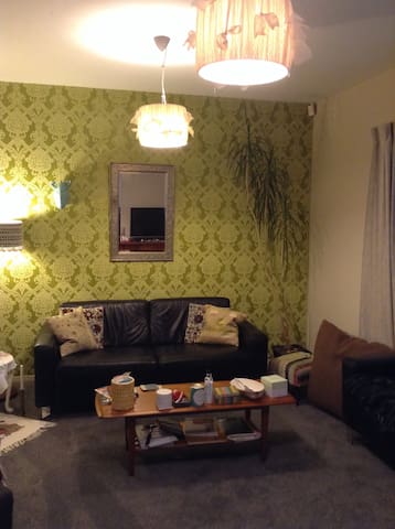 Comfy room in lovely Petone home.