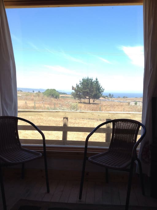 vista de la casa