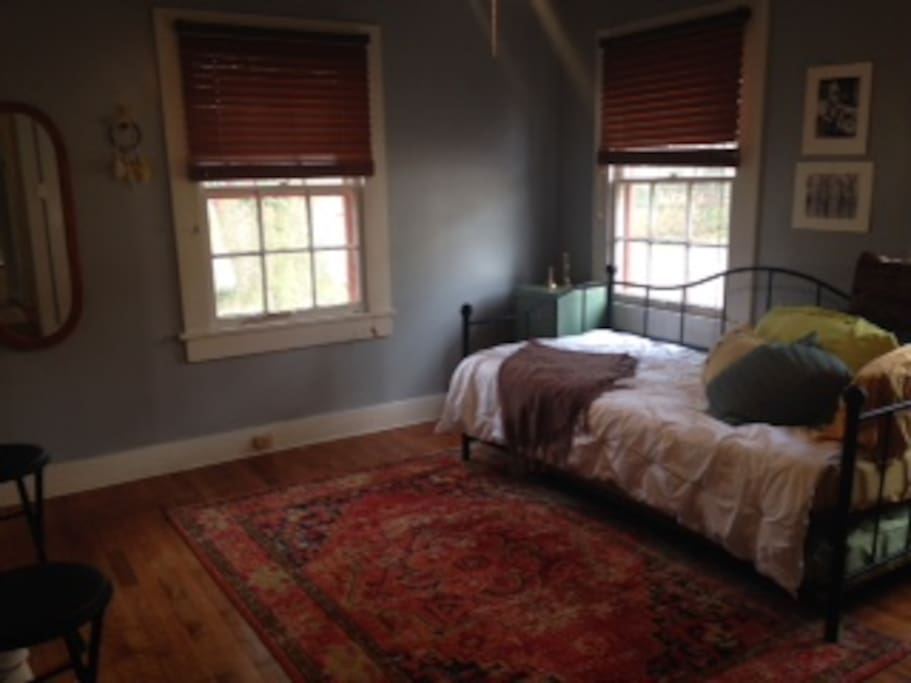 Your room is furnished with a single day-bed and an additional twin trundle bed