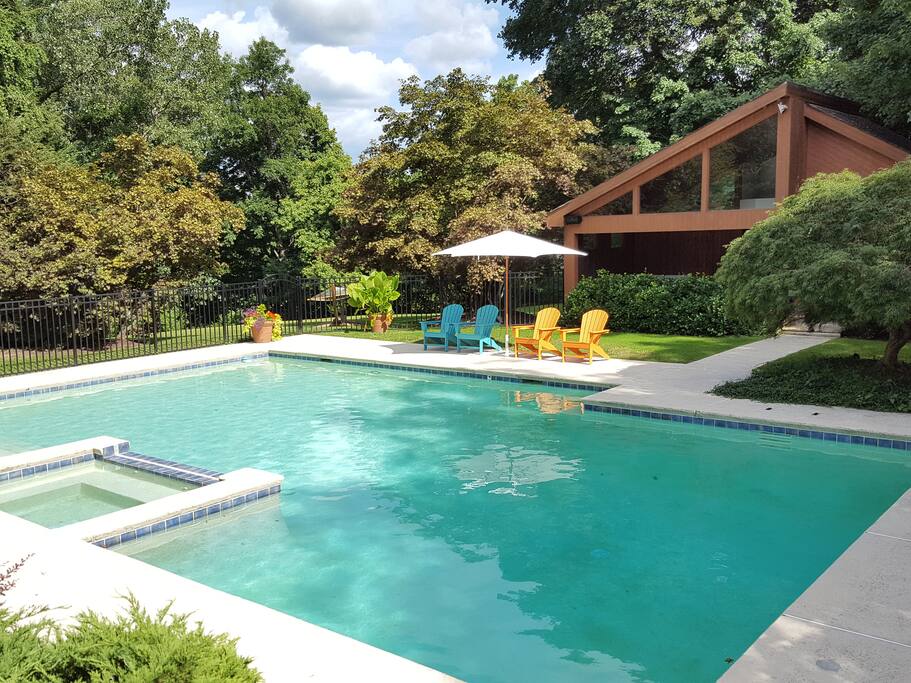 Pool and Pool House