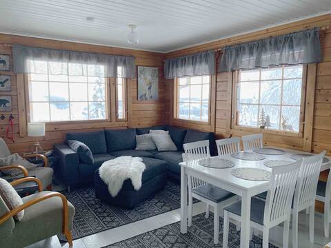 Successful Airbnb property: Big Kiruna, upper cabin with cleaning. in Hyrynsalmi