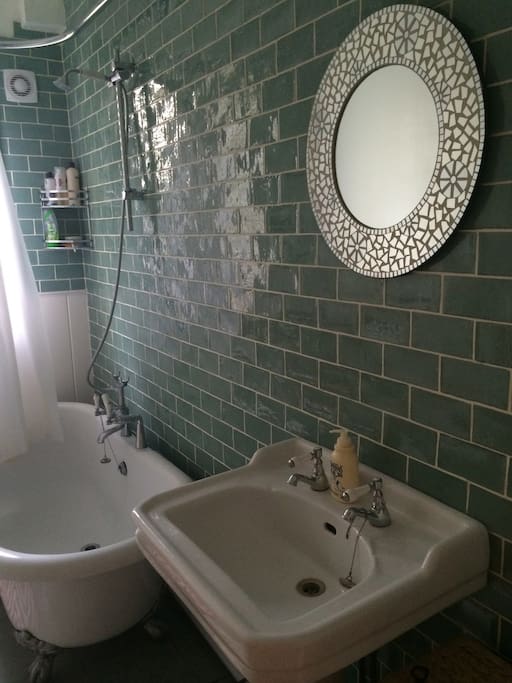 Luxury hotel-style bathroom