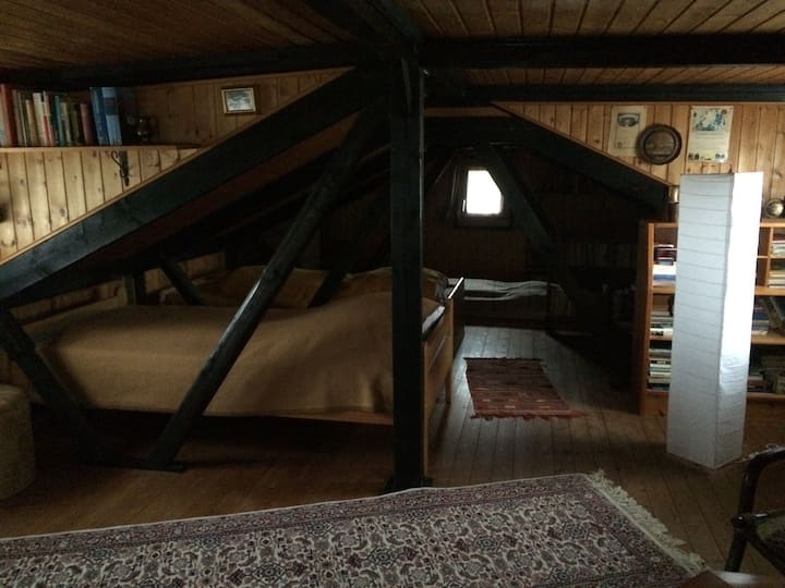 Obergeschoss, Schlafen + Lesen