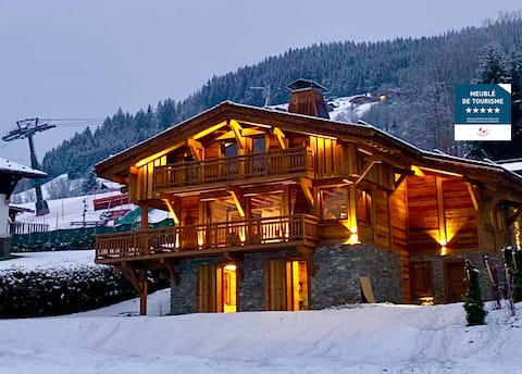 Luxury chalet Megève, ski and village by foot 🏔