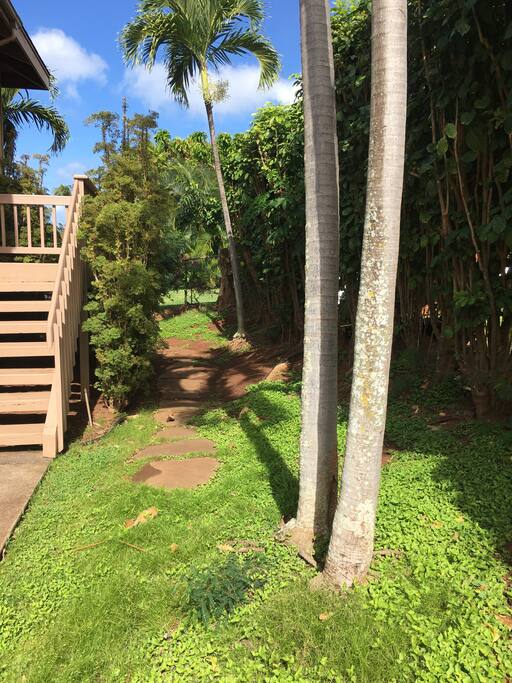 Separate private entrance