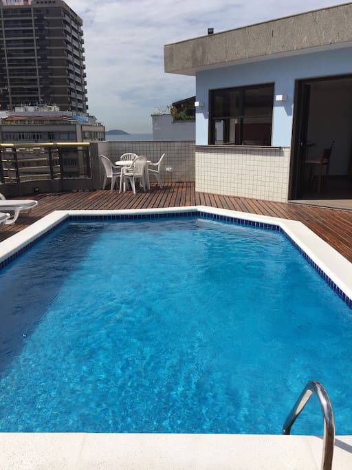 Swimming pool at the rooftop