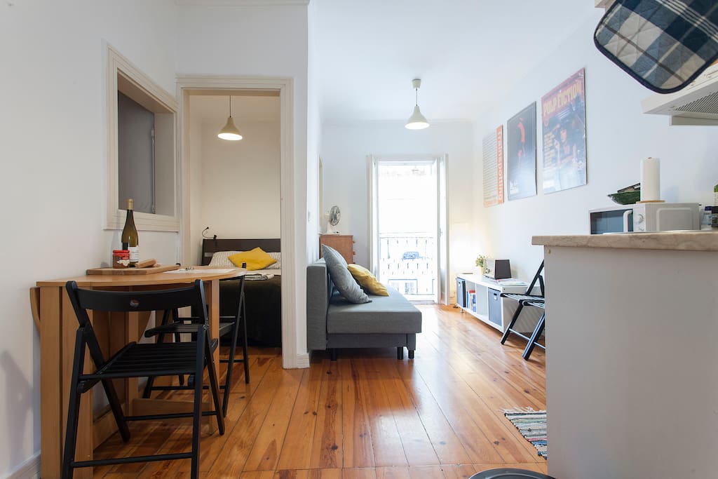 Living Room + Bed Room
