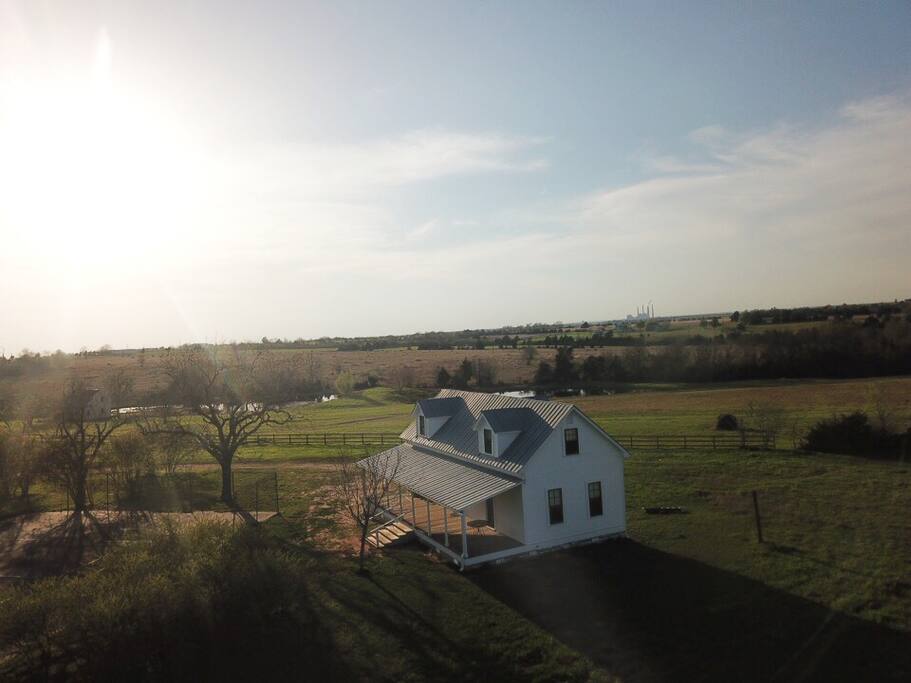 Bunk House aerial view