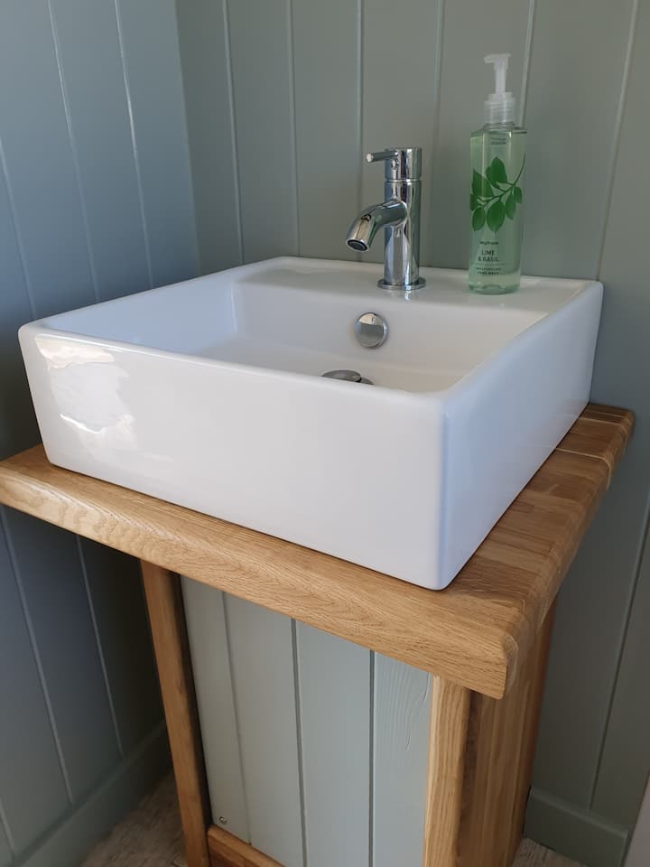 The shower room in Scrumpy Duck