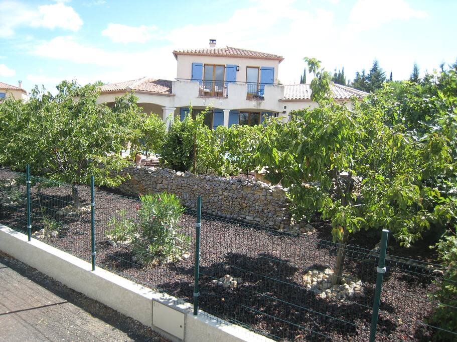 vue extérieure de la villa