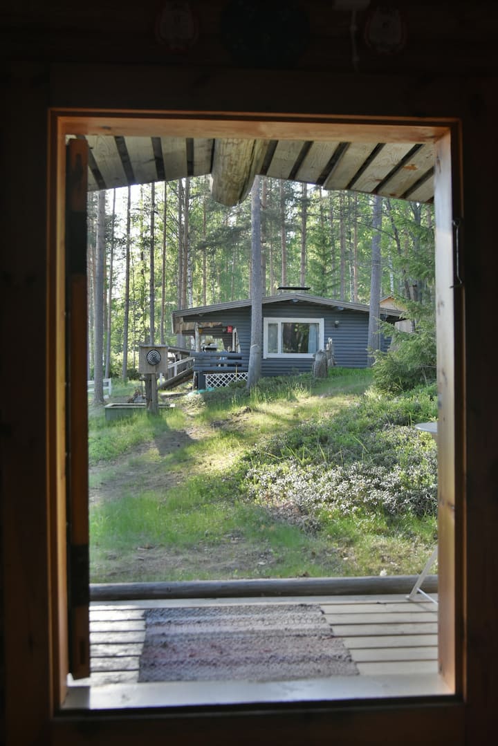 View from sleeping cabin