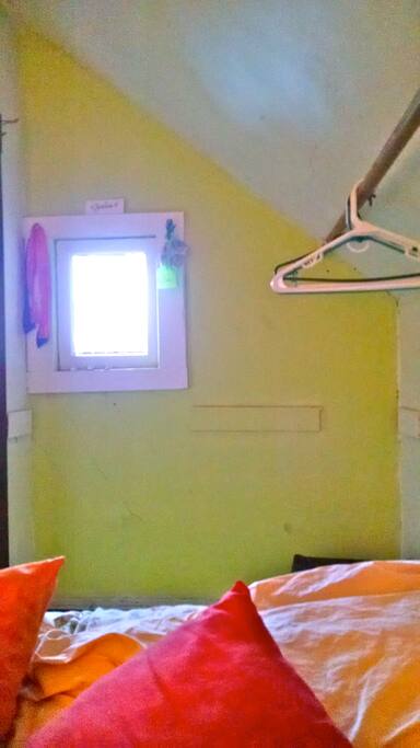 View from the bed.