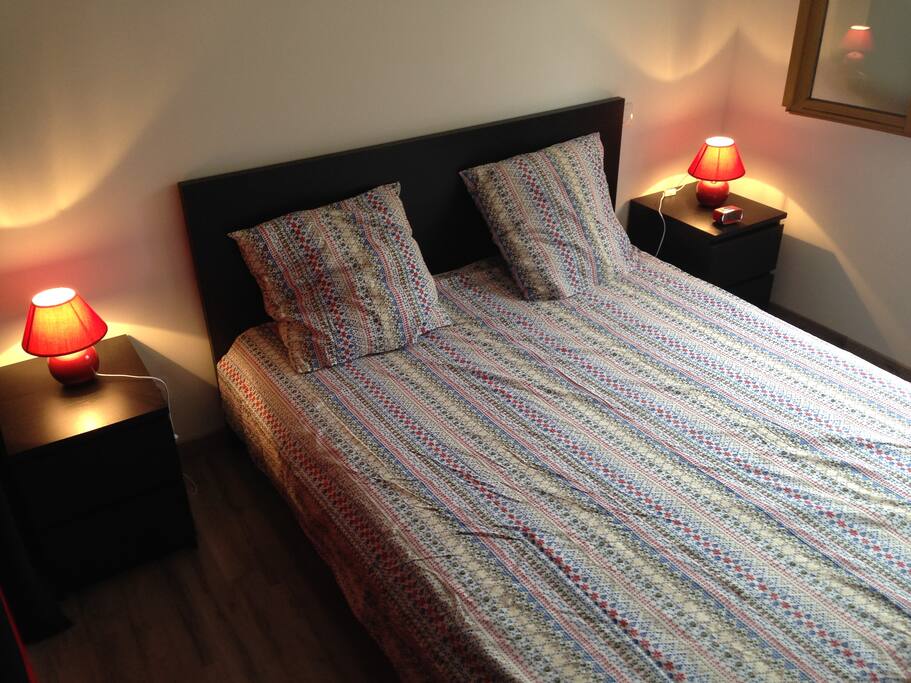 Chambre 1 avec lit en 160*200cm