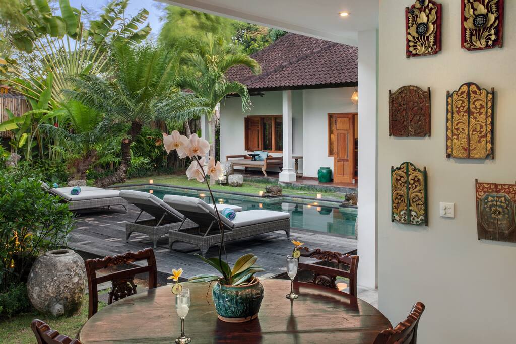 pool view from reception