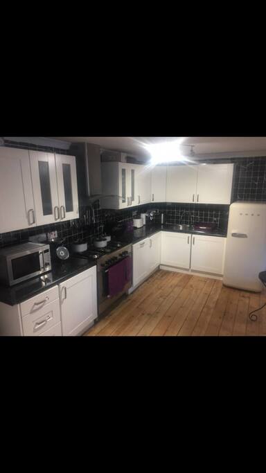Open plan kitchen area