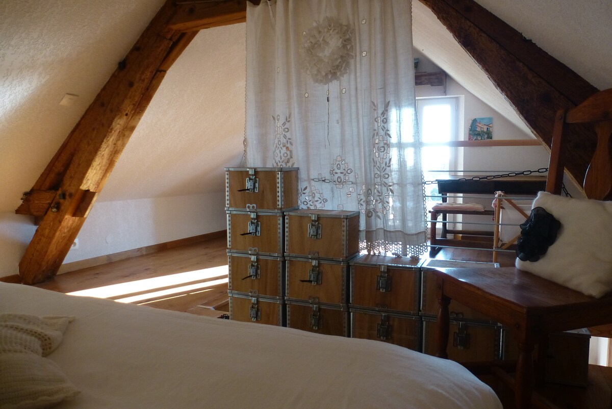 נוף פתוח לעליית הגג