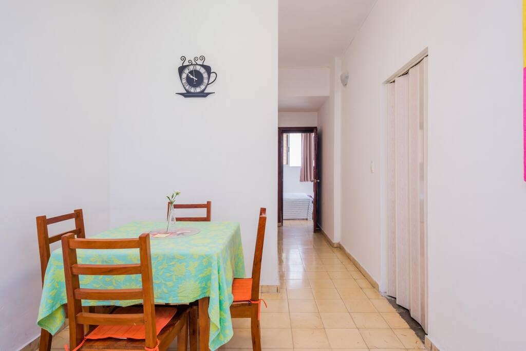 dinning table and corridor to bedroom