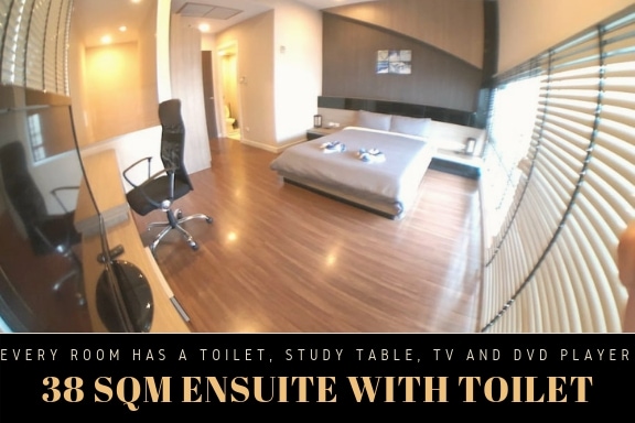 Extreme large bedroom uncommon in bangkok city