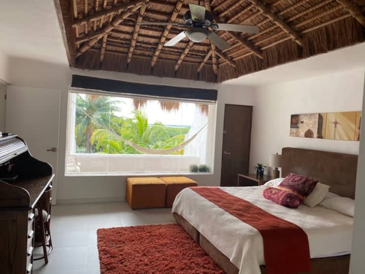 2P room terrace with lagoon view