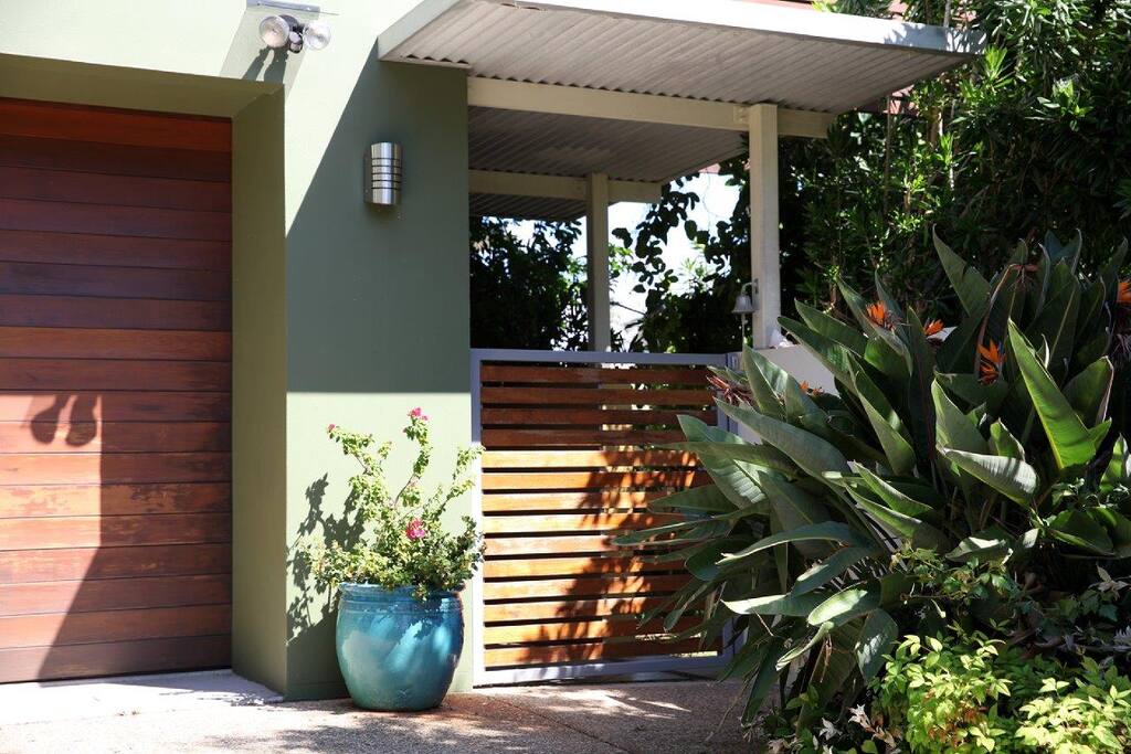 A secure front entrance