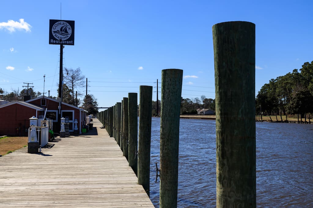 Go fishing or crabbing at end of the boardwalk! Ship store located on the boardwalk!