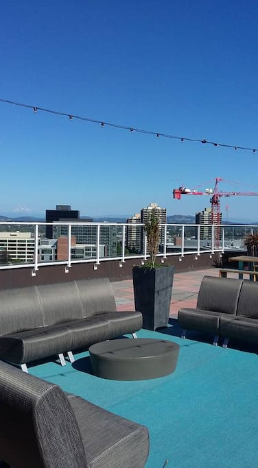 Rooftop lounge