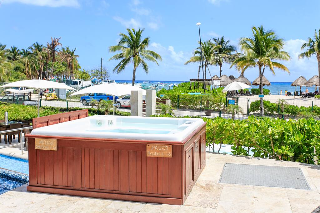 Jacuzzi in common area