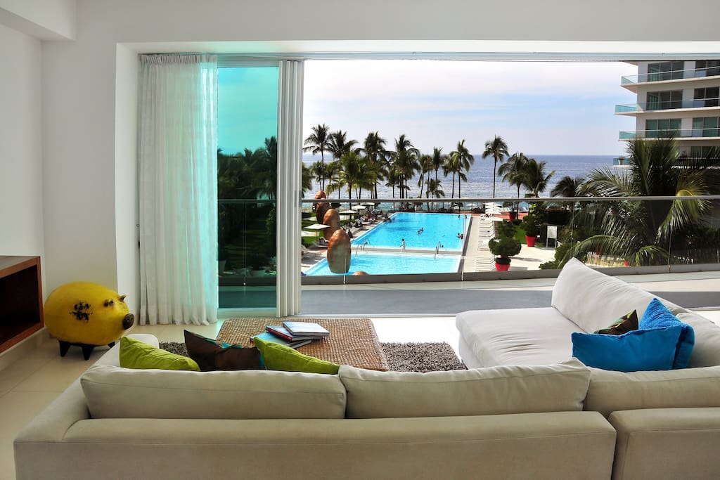 View from living area