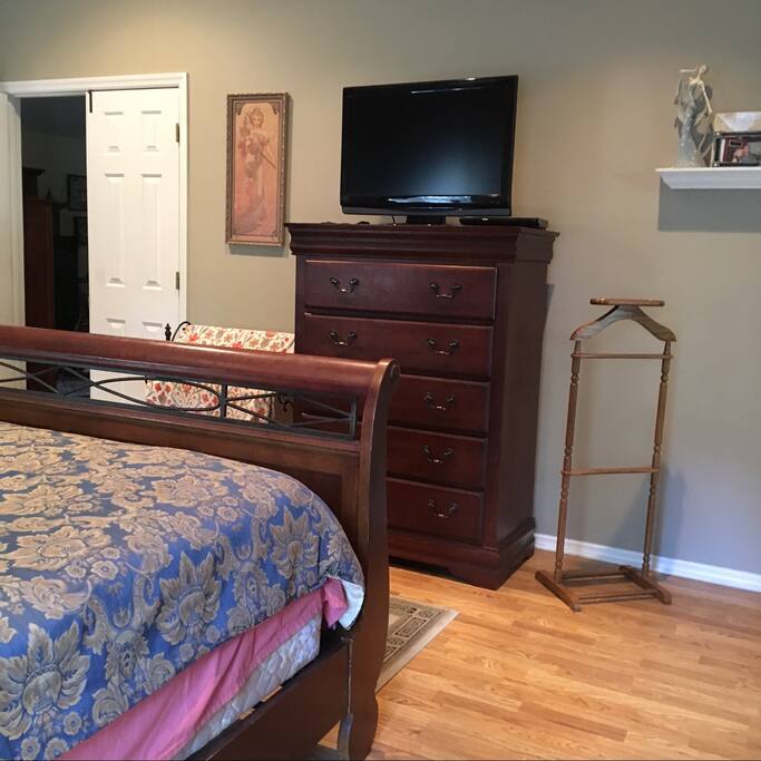 Flat Screen in Bedroom