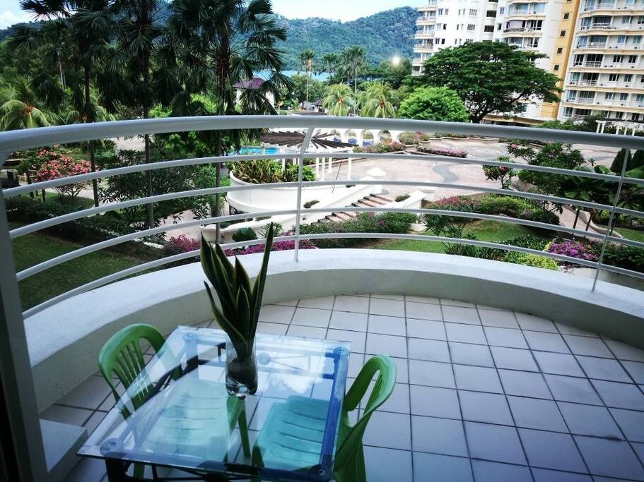 Chill out on balcony