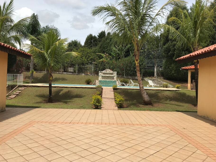 Vista da área externa