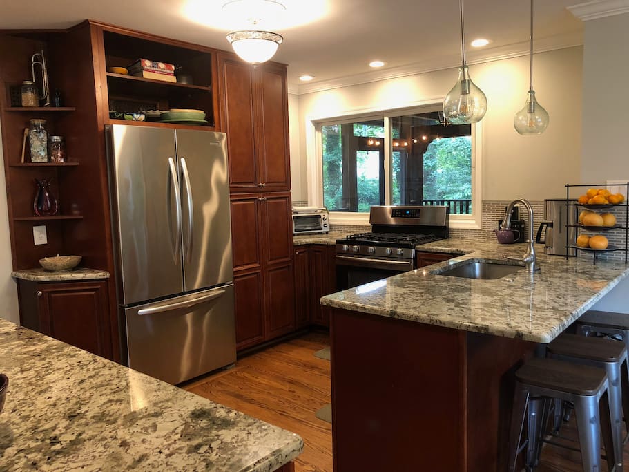 A chef's kitchen