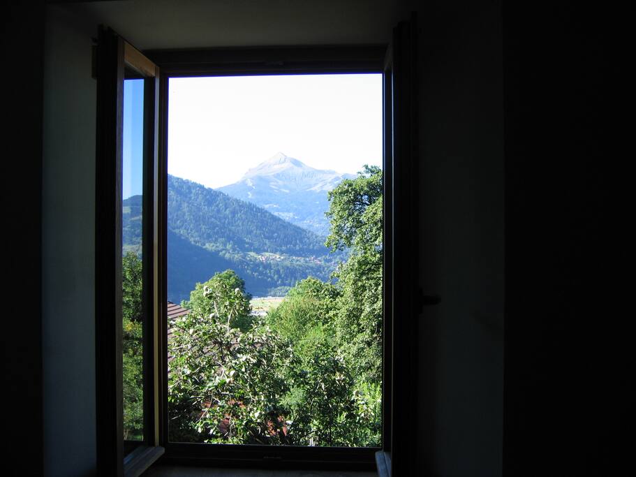 Vue sur le mont Joly depuis l'appartement